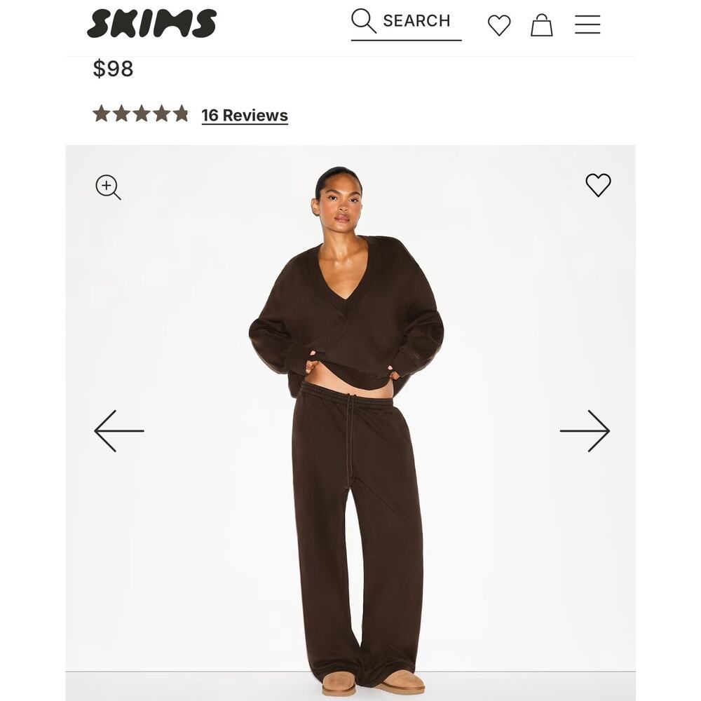 Skims Boyfriend Fleece Sweatpant